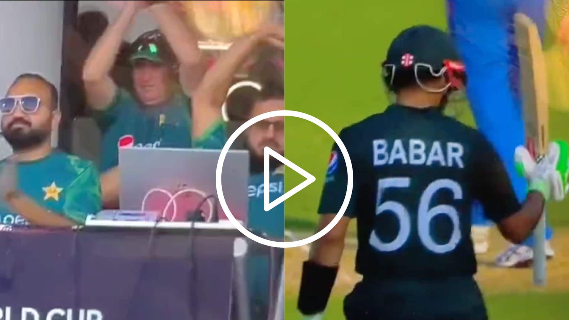 [Watch] Babar Azam’s ‘Fighting’ Fifty vs AFG Lauded By Pakistan Support Staff